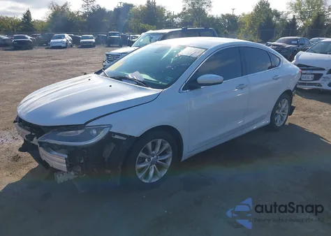 2015 Chrysler 200 C из США, поврежденный, VIN 1C3CCCCG5FN653907